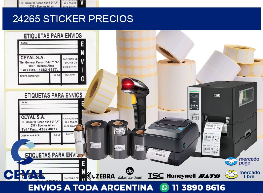 24265 STICKER PRECIOS