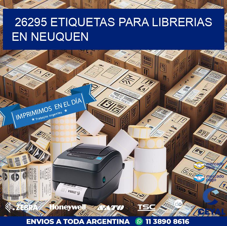 26295 ETIQUETAS PARA LIBRERIAS EN NEUQUEN