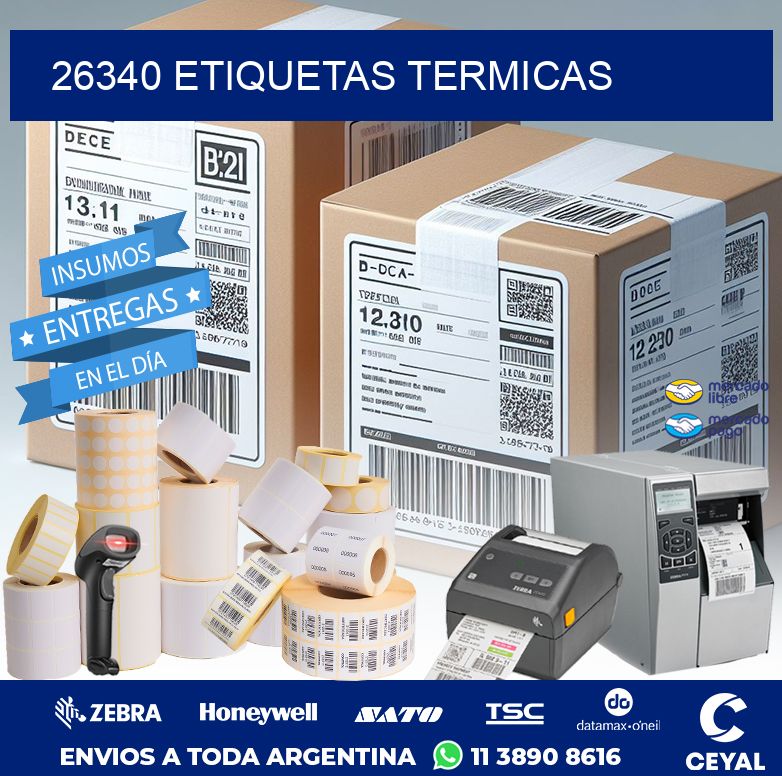 26340 ETIQUETAS TERMICAS