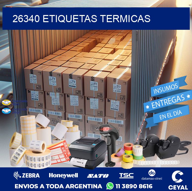 26340 ETIQUETAS TERMICAS