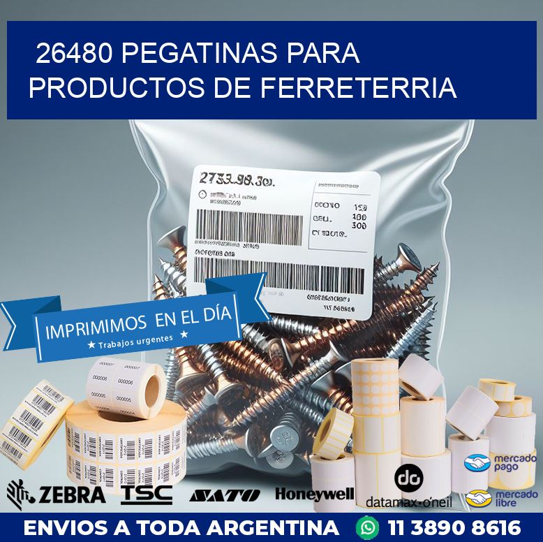26480 PEGATINAS PARA PRODUCTOS DE FERRETERRIA