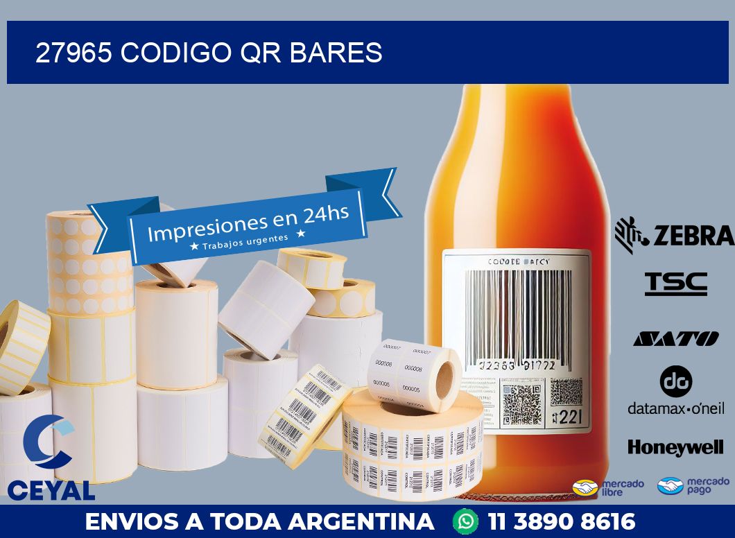 27965 CODIGO QR BARES