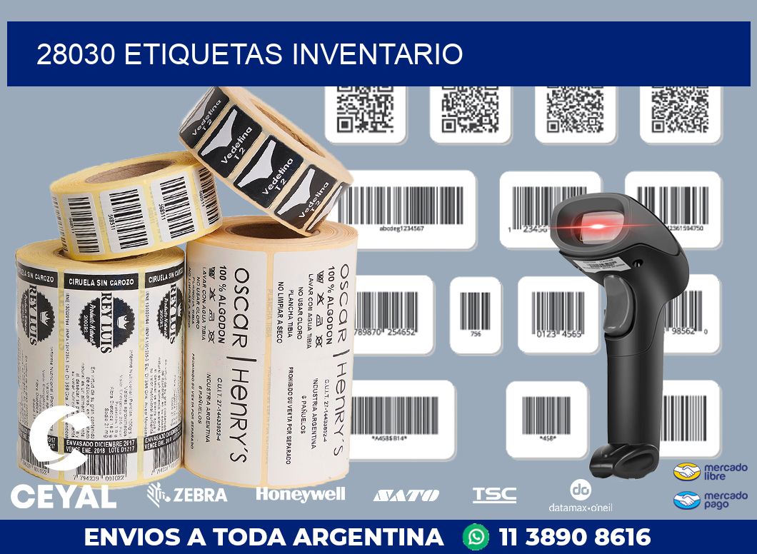 28030 ETIQUETAS INVENTARIO
