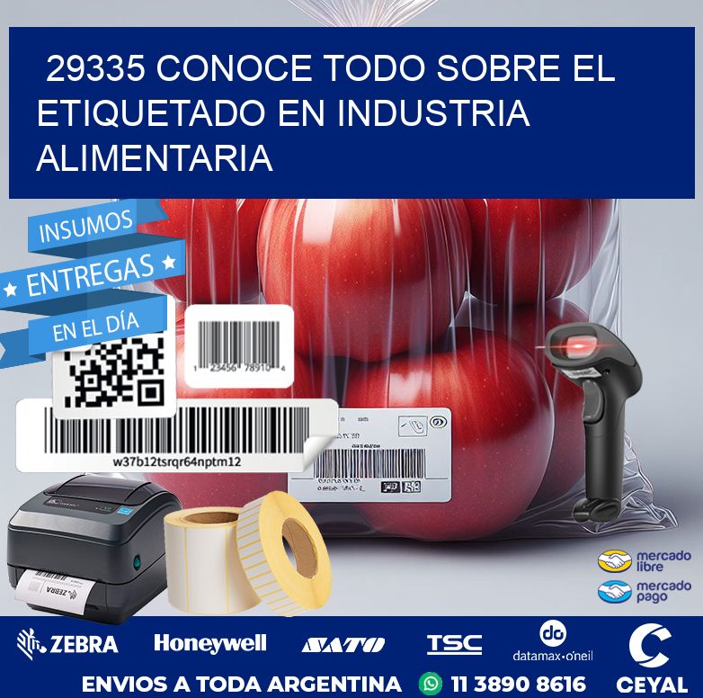29335 CONOCE TODO SOBRE EL ETIQUETADO EN INDUSTRIA ALIMENTARIA
