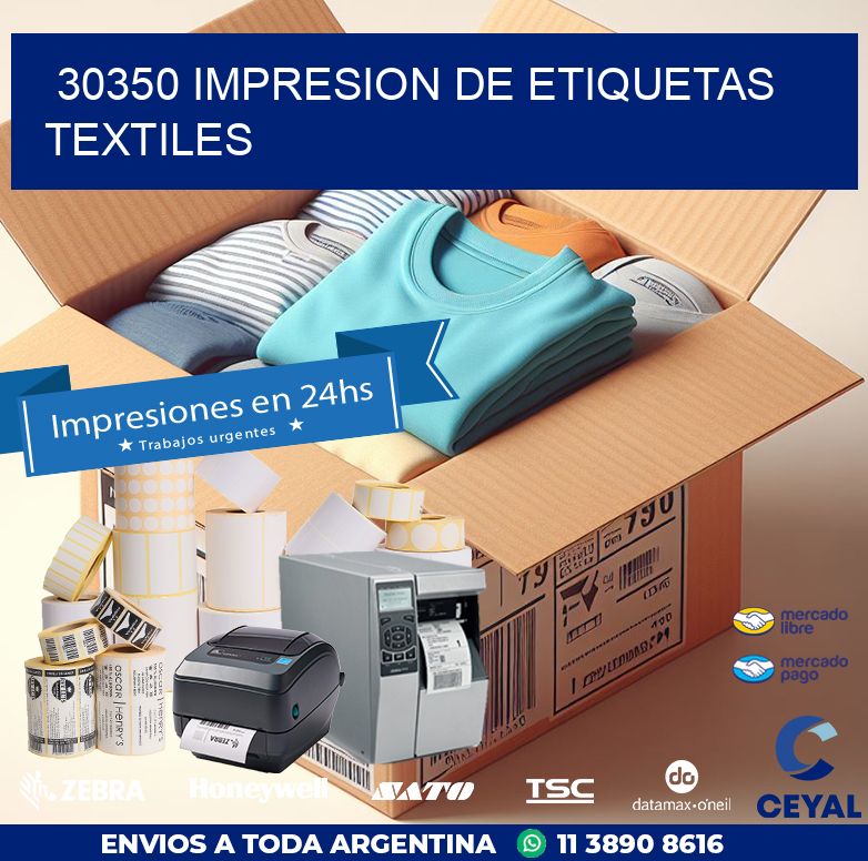 30350 IMPRESION DE ETIQUETAS TEXTILES