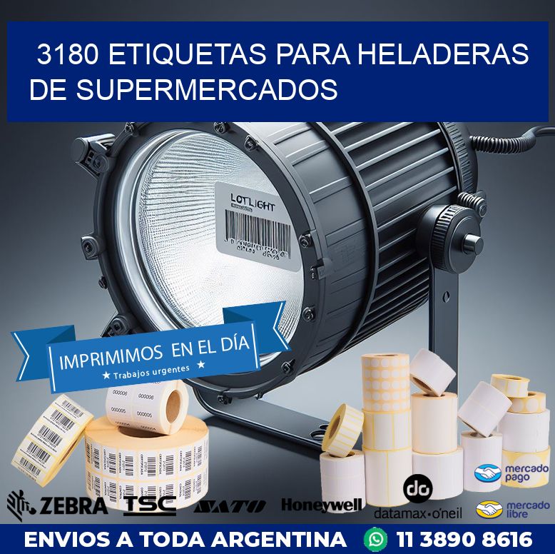 3180 ETIQUETAS PARA HELADERAS DE SUPERMERCADOS