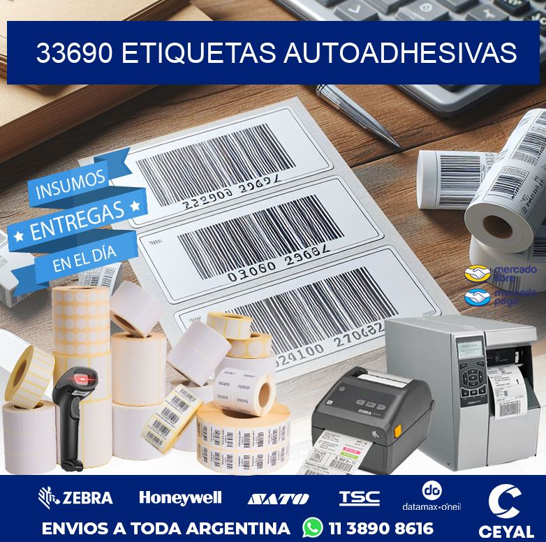 33690 ETIQUETAS AUTOADHESIVAS