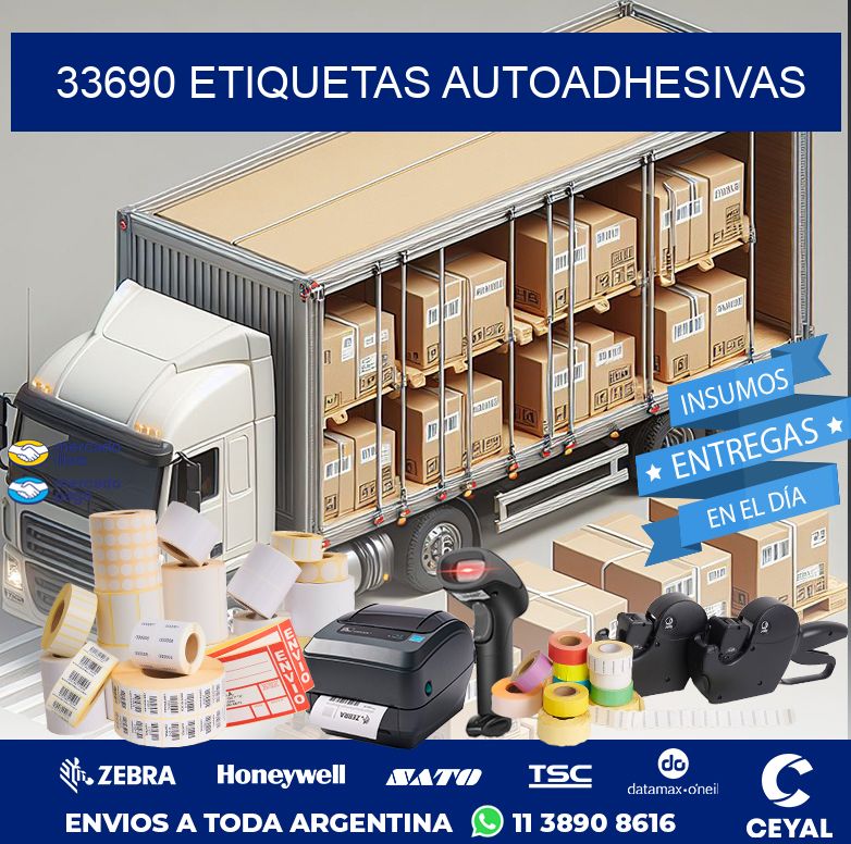 33690 ETIQUETAS AUTOADHESIVAS