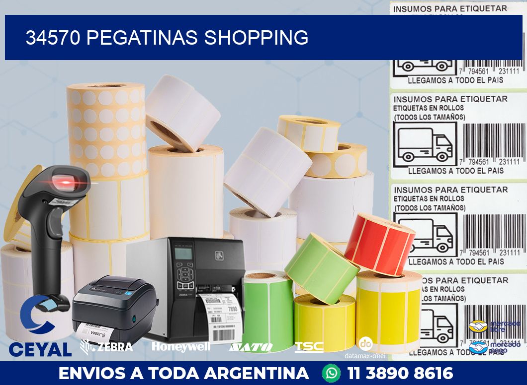 34570 PEGATINAS SHOPPING