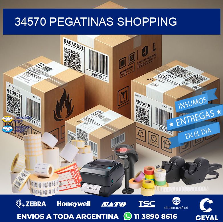 34570 PEGATINAS SHOPPING