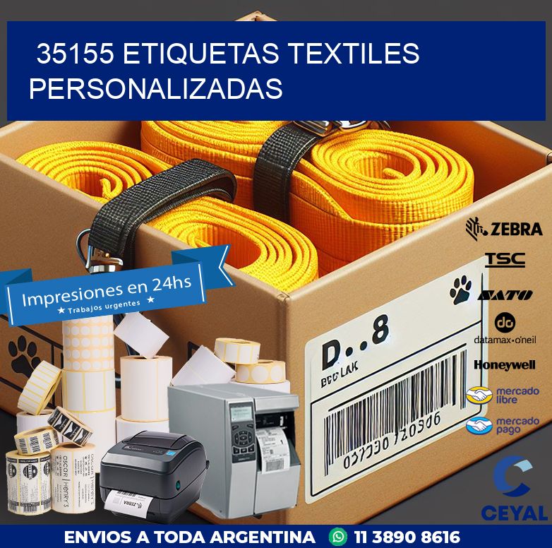 35155 ETIQUETAS TEXTILES PERSONALIZADAS