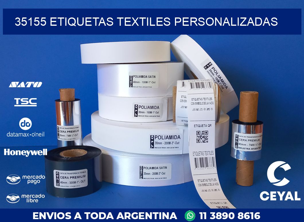 35155 ETIQUETAS TEXTILES PERSONALIZADAS