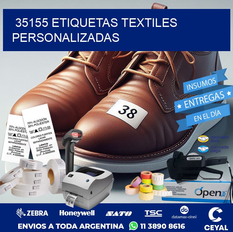 35155 ETIQUETAS TEXTILES PERSONALIZADAS