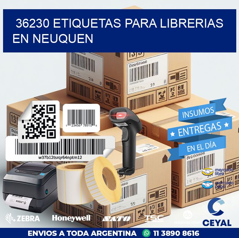 36230 ETIQUETAS PARA LIBRERIAS EN NEUQUEN