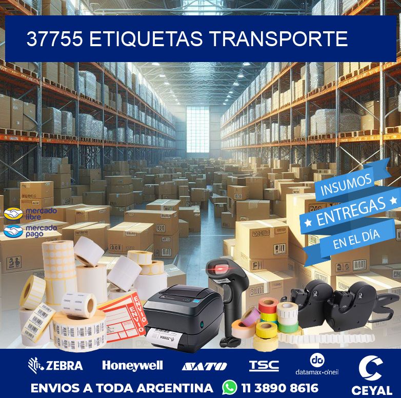 37755 ETIQUETAS TRANSPORTE
