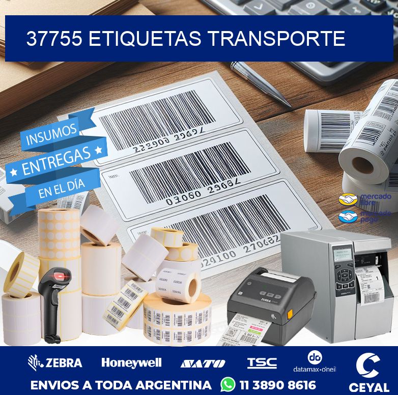 37755 ETIQUETAS TRANSPORTE