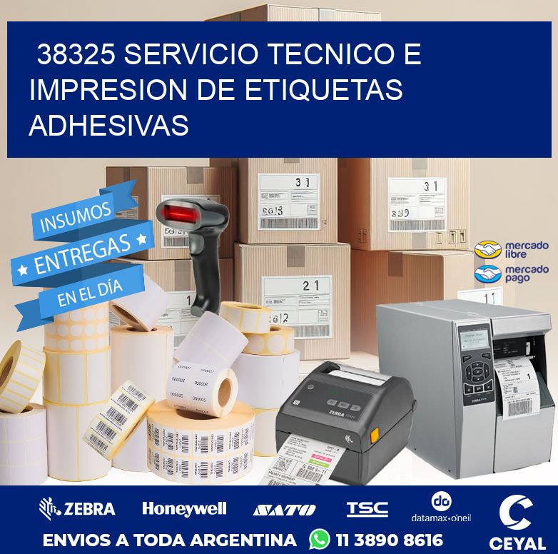 38325 SERVICIO TECNICO E IMPRESION DE ETIQUETAS ADHESIVAS