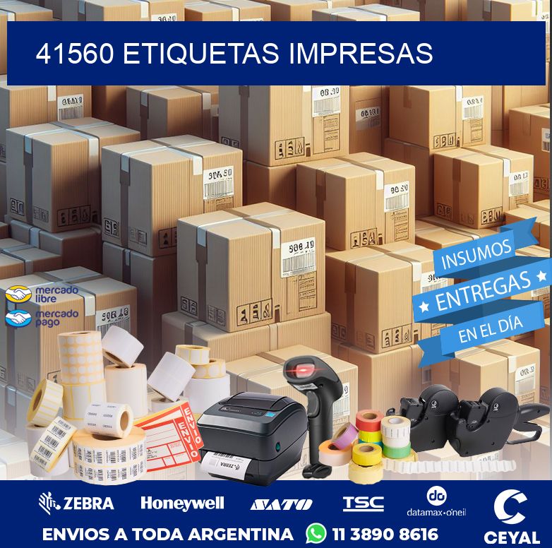 41560 ETIQUETAS IMPRESAS