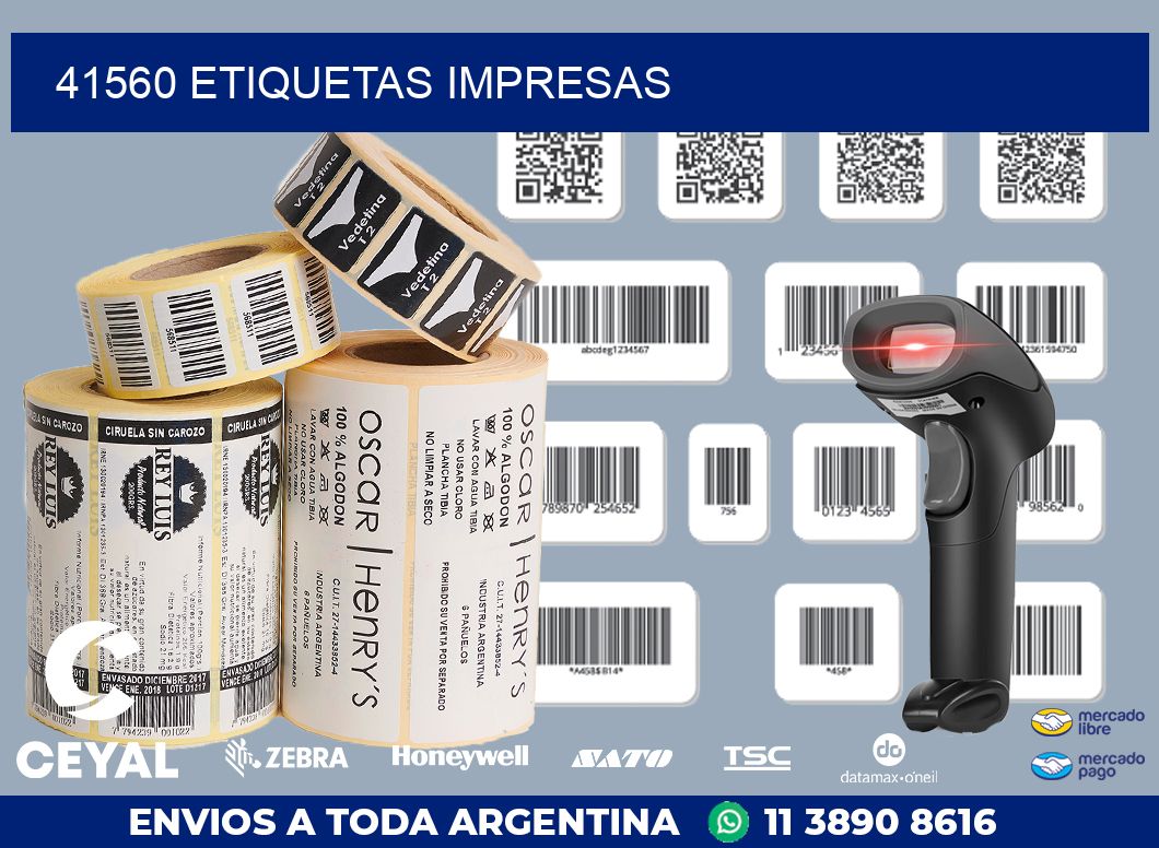 41560 ETIQUETAS IMPRESAS