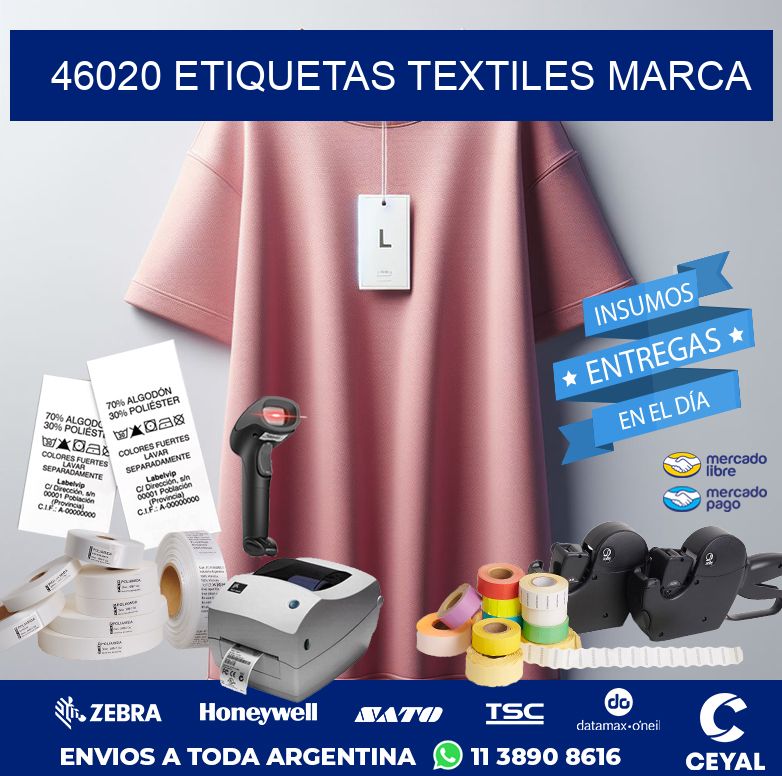 46020 ETIQUETAS TEXTILES MARCA