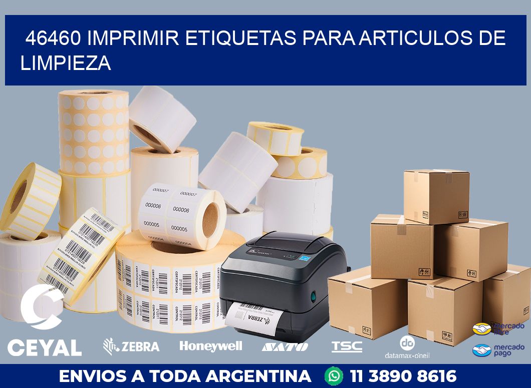46460 IMPRIMIR ETIQUETAS PARA ARTICULOS DE LIMPIEZA