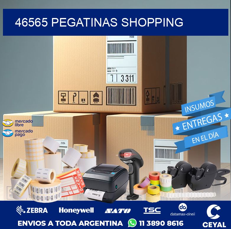 46565 PEGATINAS SHOPPING