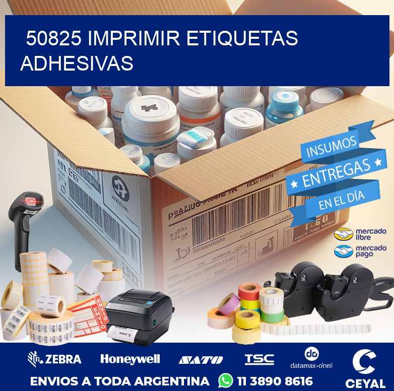 50825 IMPRIMIR ETIQUETAS ADHESIVAS