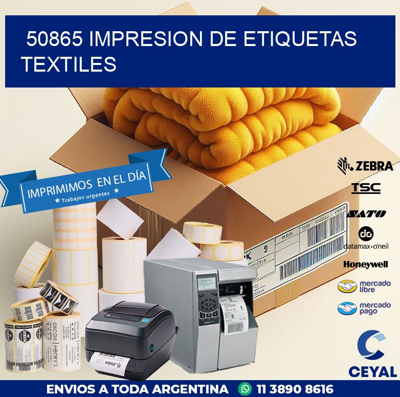 50865 IMPRESION DE ETIQUETAS TEXTILES