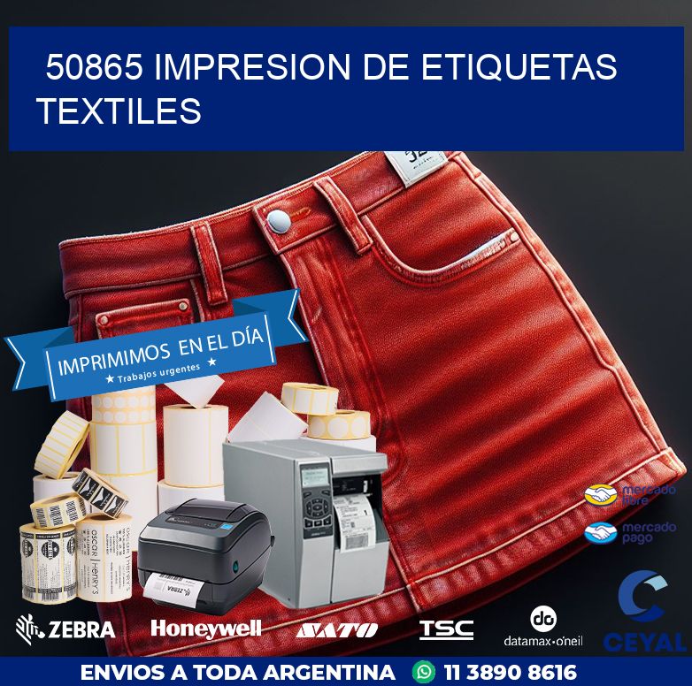 50865 IMPRESION DE ETIQUETAS TEXTILES
