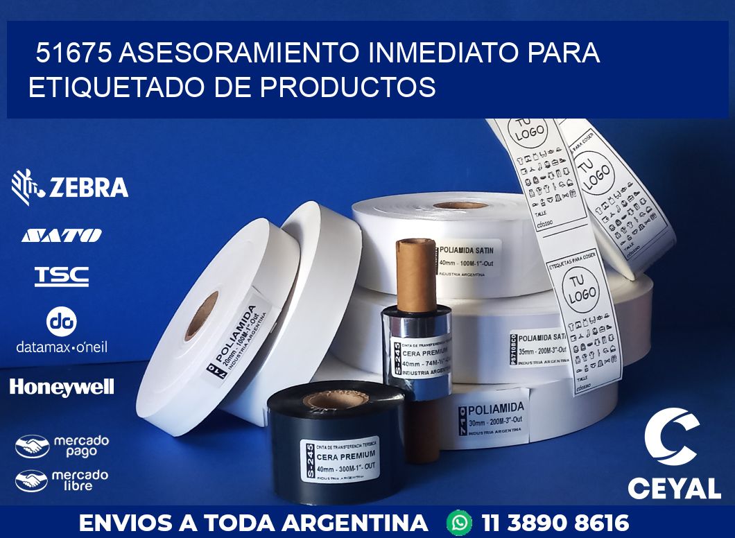 51675 ASESORAMIENTO INMEDIATO PARA ETIQUETADO DE PRODUCTOS