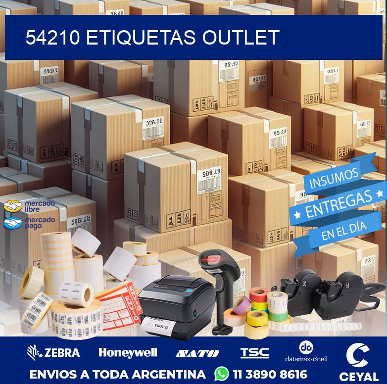 54210 ETIQUETAS OUTLET