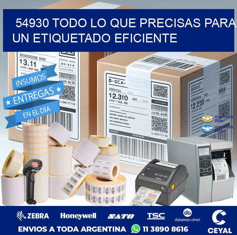 54930 TODO LO QUE PRECISAS PARA UN ETIQUETADO EFICIENTE
