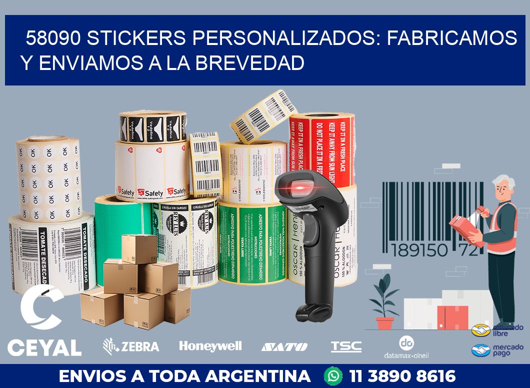 58090 STICKERS PERSONALIZADOS: FABRICAMOS Y ENVIAMOS A LA BREVEDAD