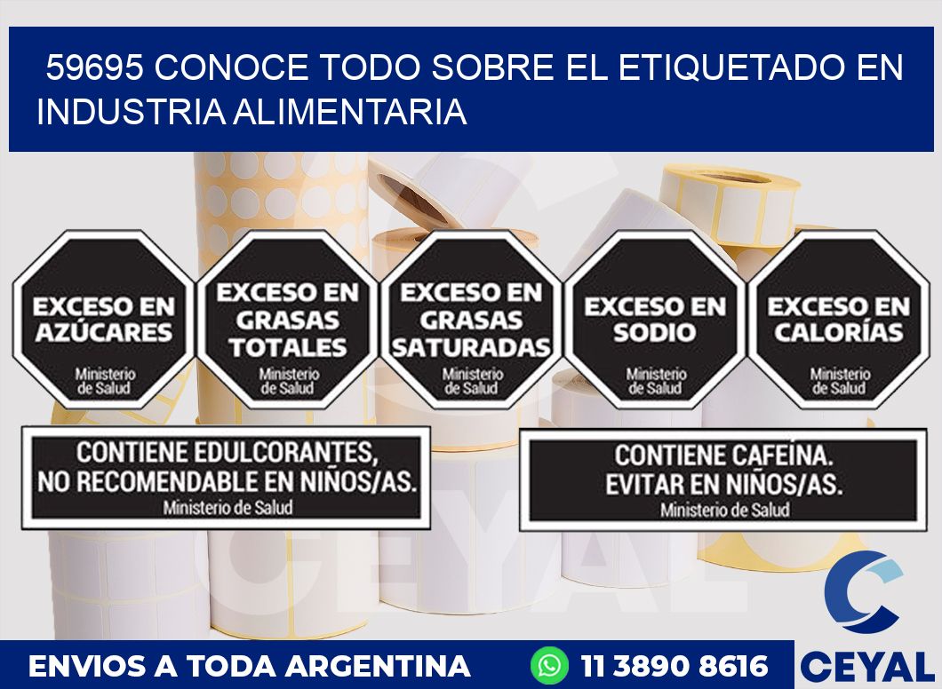 59695 CONOCE TODO SOBRE EL ETIQUETADO EN INDUSTRIA ALIMENTARIA