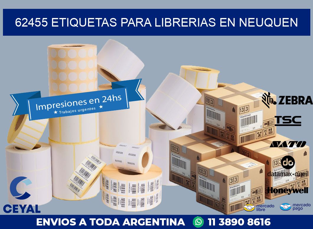 62455 ETIQUETAS PARA LIBRERIAS EN NEUQUEN