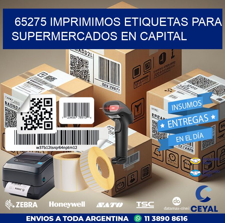 65275 IMPRIMIMOS ETIQUETAS PARA SUPERMERCADOS EN CAPITAL