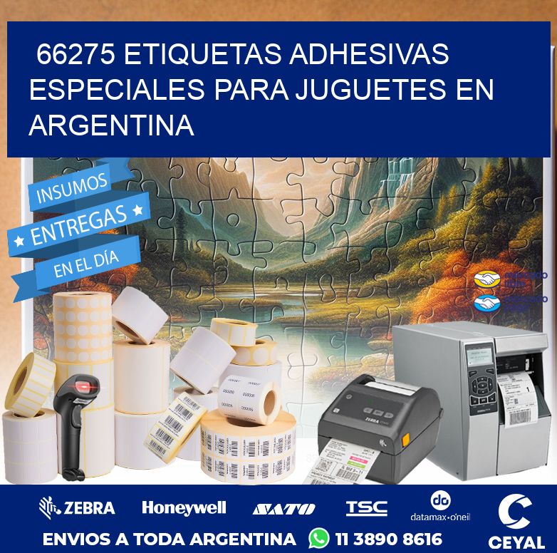 66275 ETIQUETAS ADHESIVAS ESPECIALES PARA JUGUETES EN ARGENTINA