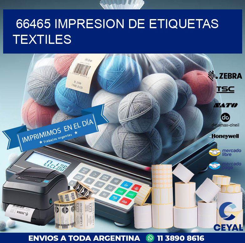 66465 IMPRESION DE ETIQUETAS TEXTILES