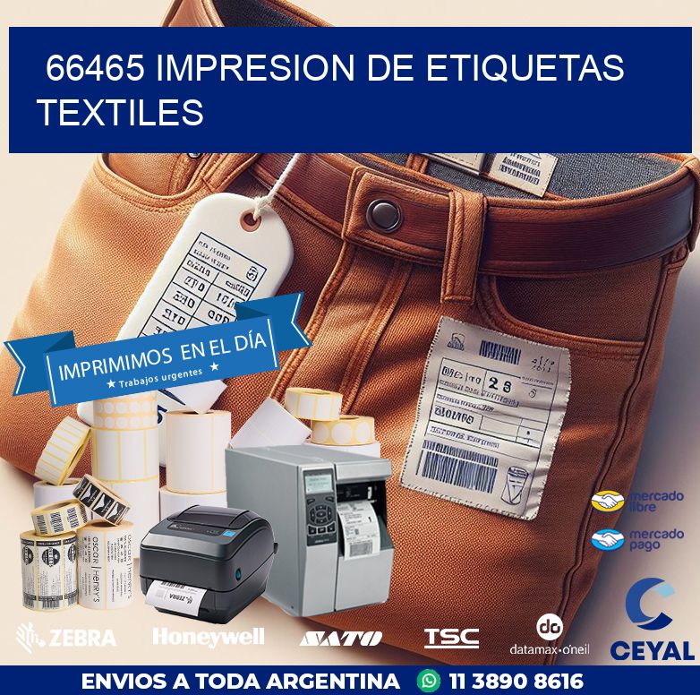 66465 IMPRESION DE ETIQUETAS TEXTILES