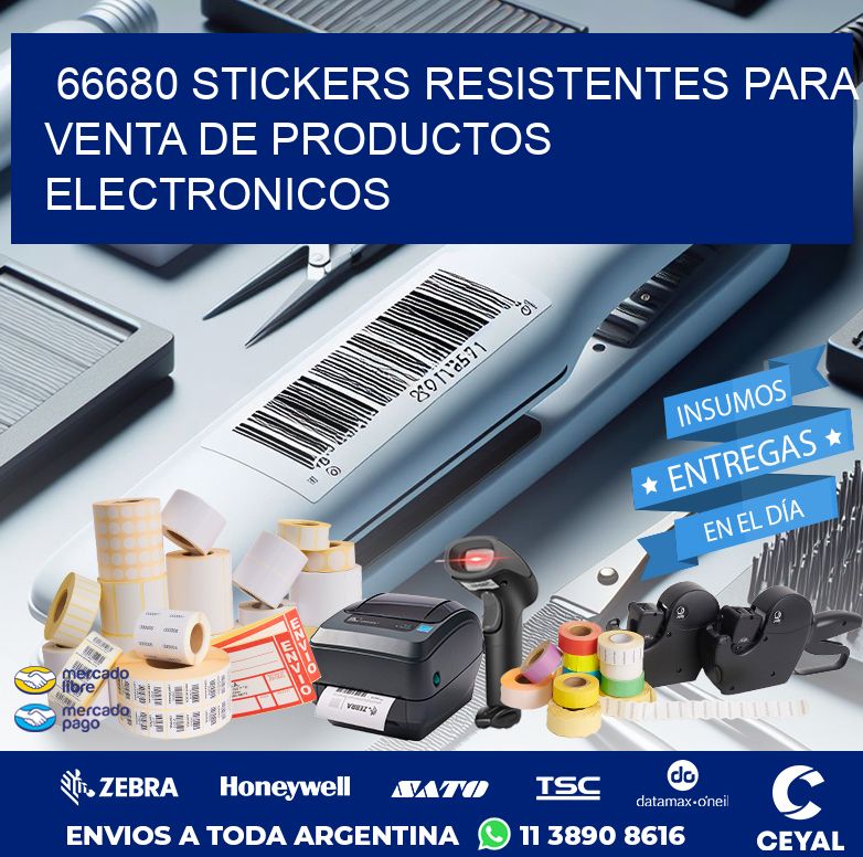 66680 STICKERS RESISTENTES PARA VENTA DE PRODUCTOS ELECTRONICOS