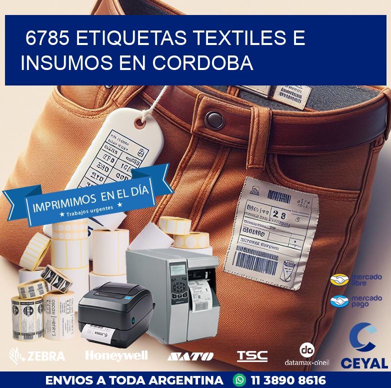6785 ETIQUETAS TEXTILES E INSUMOS EN CORDOBA