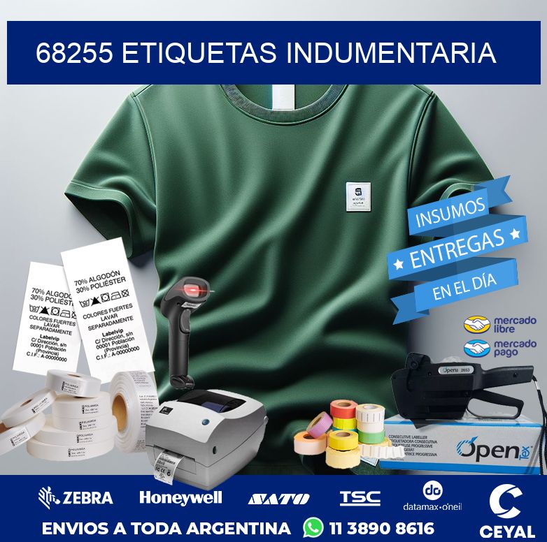 68255 ETIQUETAS INDUMENTARIA