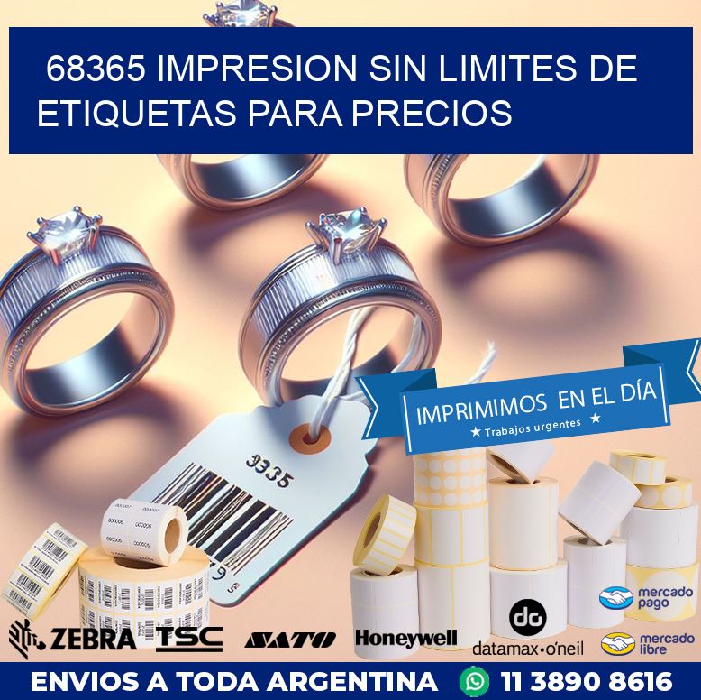 68365 IMPRESION SIN LIMITES DE ETIQUETAS PARA PRECIOS