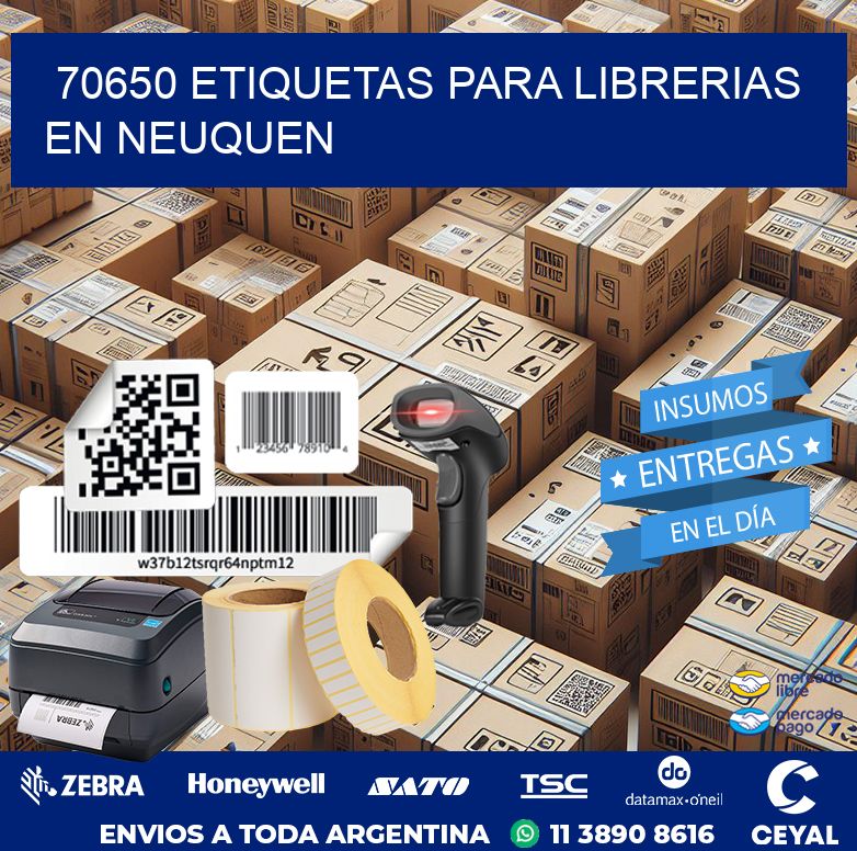 70650 ETIQUETAS PARA LIBRERIAS EN NEUQUEN