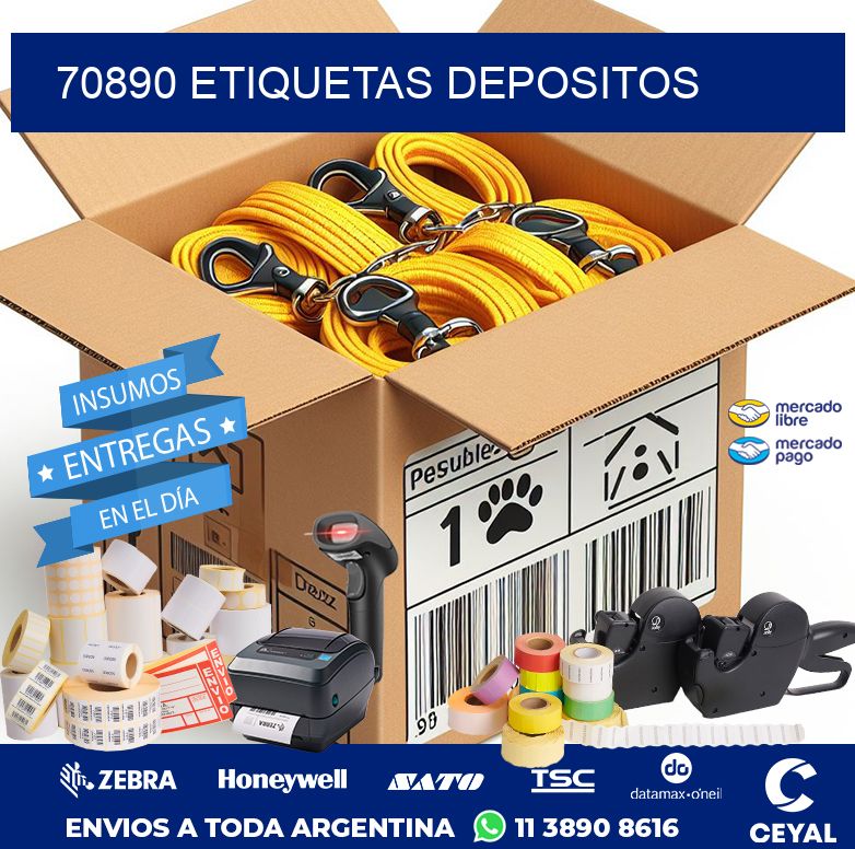 70890 ETIQUETAS DEPOSITOS