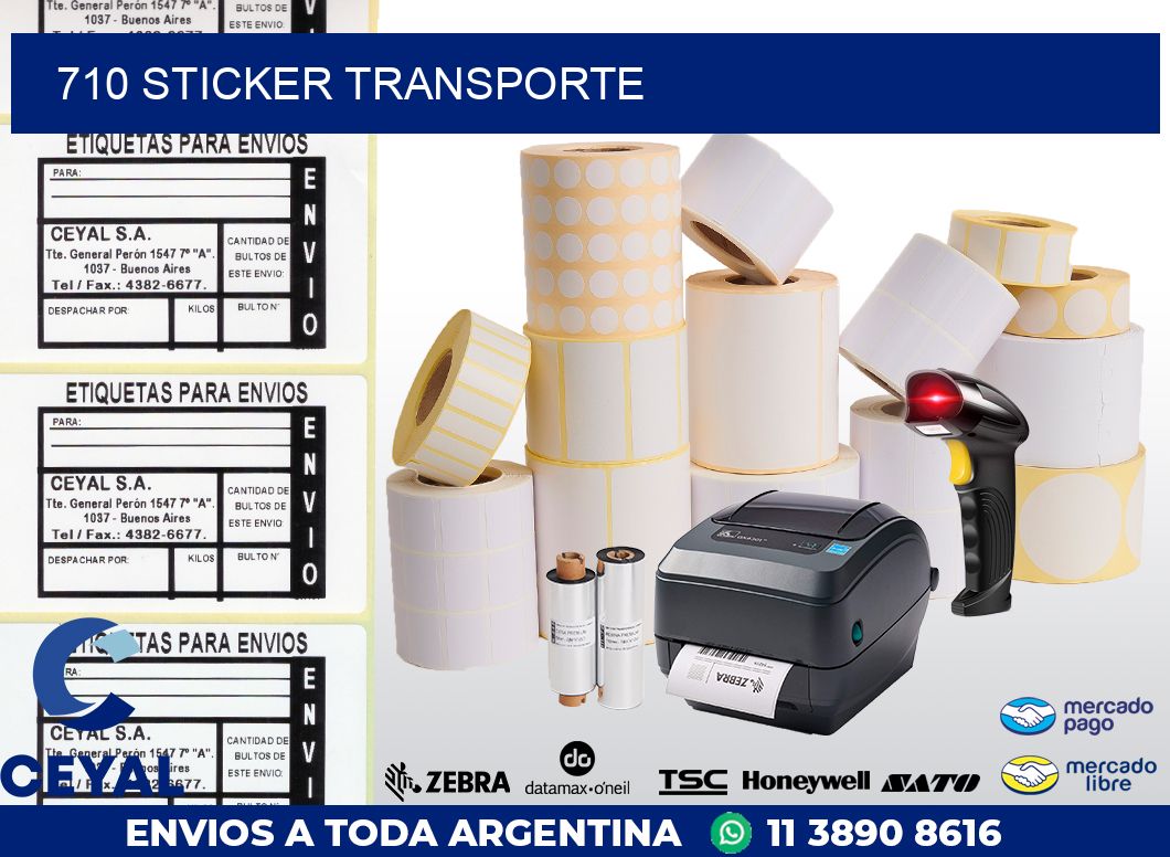 710 STICKER TRANSPORTE