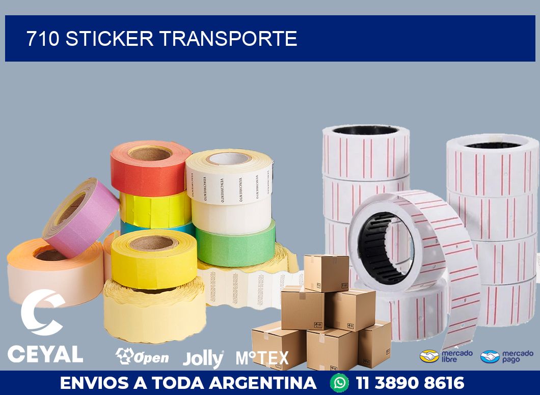 710 STICKER TRANSPORTE