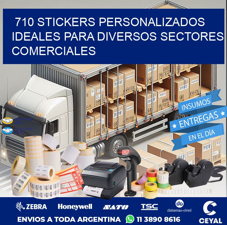 710 STICKERS PERSONALIZADOS IDEALES PARA DIVERSOS SECTORES COMERCIALES