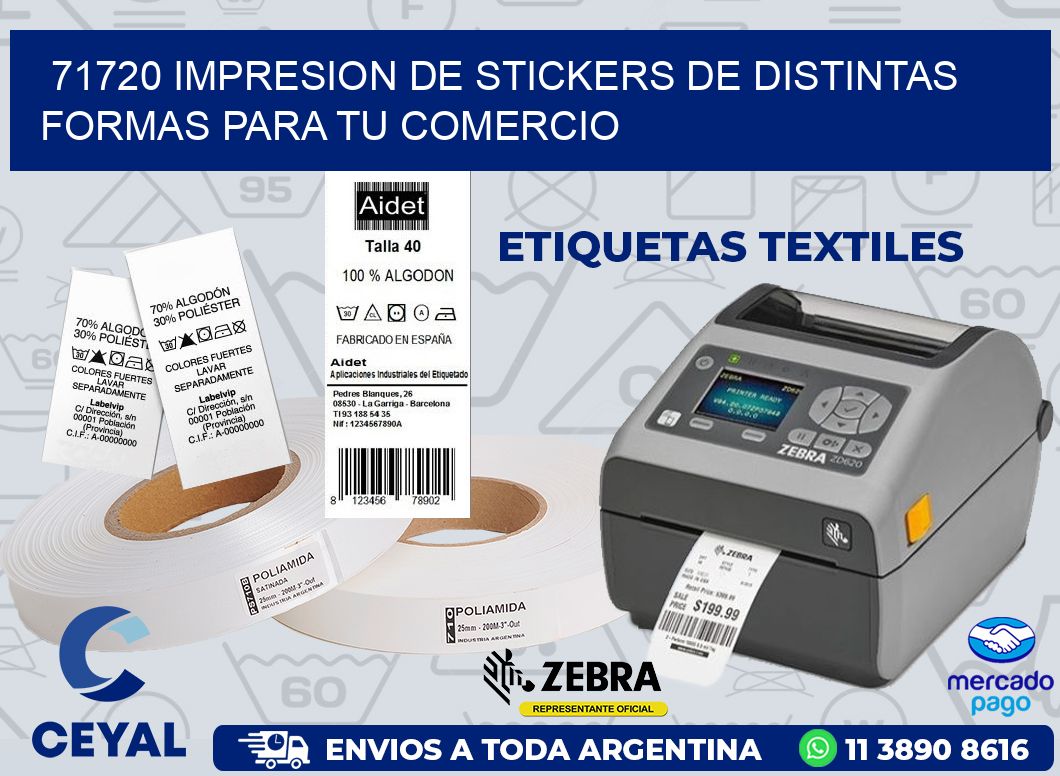 71720 IMPRESION DE STICKERS DE DISTINTAS FORMAS PARA TU COMERCIO
