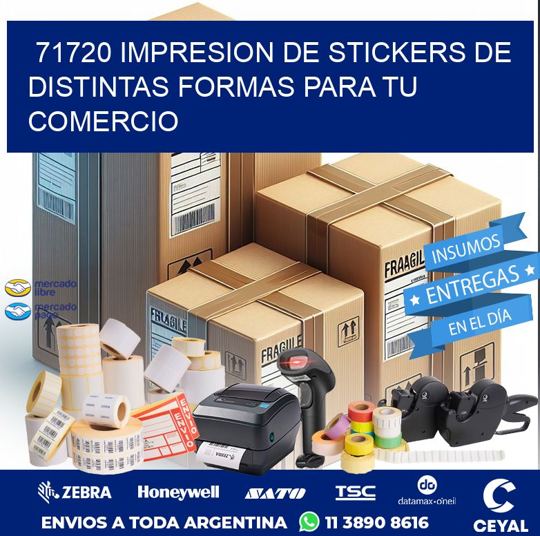 71720 IMPRESION DE STICKERS DE DISTINTAS FORMAS PARA TU COMERCIO